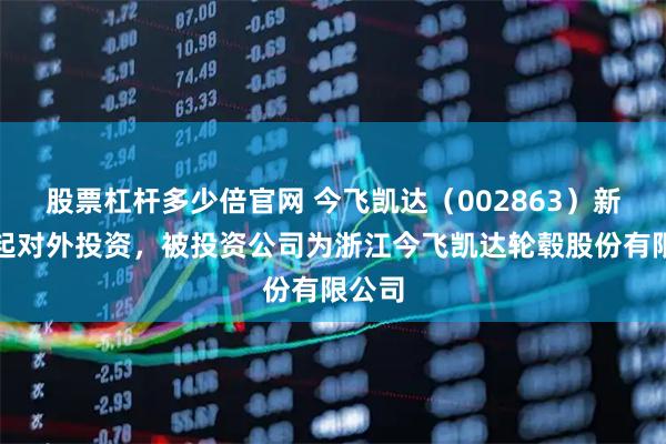 股票杠杆多少倍官网 今飞凯达（002863）新增一起对外投资，被投资公司为浙江今飞凯达轮毂股份有限公司